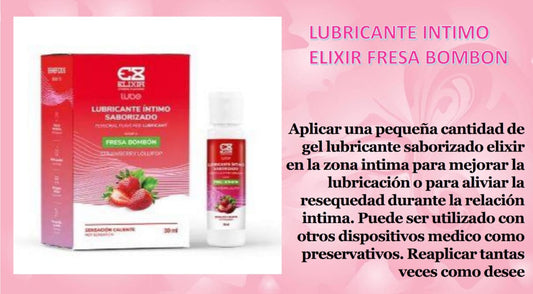 LUBRICANTE ELIXIR - FRESA BOMBON