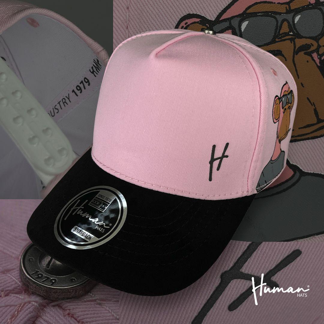 GORRA HUMAN HATS UNISEX  BLANCA ROJA